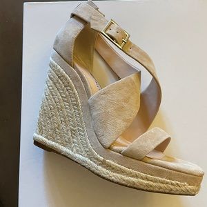 Charles David Suede Wedges 8.5